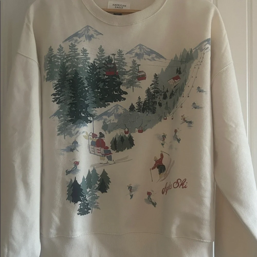 AE APRES SKI relaxed fit sweatshirt NWT - Picture 5 of 8